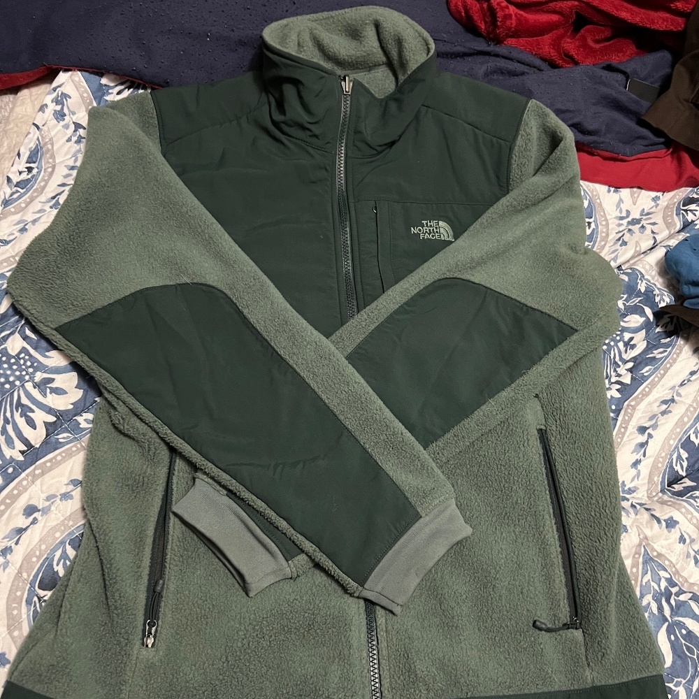 Green north face